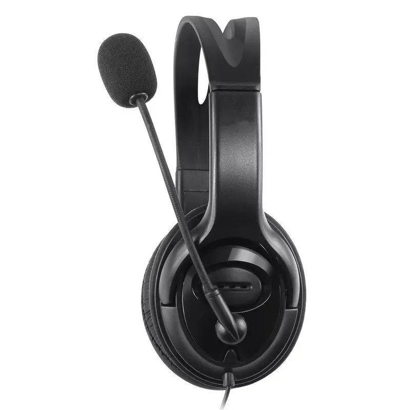नई यूएसबी Rotatable पीसी 3.5mm व्यापार Headphones के लिए माइक्रोफोन के साथ हेडसेट Mic के साथ मूक शोर रद्द कॉल सेंटर के लिए