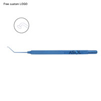 Manipulateur de noyau ophtalmique à crochet, instrument chirurgical pour les yeux, manipulateur à bouton avec crochet