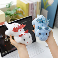 Vente en gros usine – Peluche Dragon super douce de 8 pouces, rembourrée en coton PP, pour machines à griffes, cadeaux anti-stress pour enfants