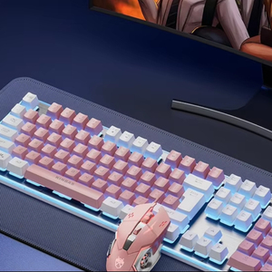 Hot Bán Chuyên Nghiệp Hot Bán Chất Lượng Tốt Có Dây Giá Rẻ Bàn Phím Chơi Game Colour Bàn Phím Và Chuột Cho Điện Thoại Di Động - Product Image 1