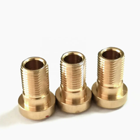 Vis de plomb en cuivre en laiton sur mesure tige filetée trapézoïdale avec écrou boulon de connecteur Prototype en cuivre CNC OEM