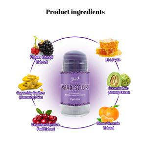 Etiqueta privada No graso Acabado del cabello Fruta pulida Uva perfumada Sin escamas Sin residuos Fijación fuerte Tamaño de viaje Barra de cera para el cabello - Product Image 2