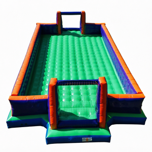 Campo de Fútbol Inflable con Porterías, PVC Verde, Uso Comercial, Entrenamiento, Juego Deportivo al Aire Libre para Niños y Adultos - Product Image 1