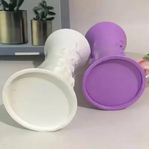 Maceta de Plástico Simple Estilo Art Deco, Florero Pequeño de Mesa para Plantas Suculentas, Decoración Moderna Personalizada - Product Image 3