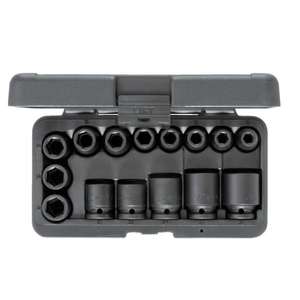 GEDORE - 3459187 1/2 ''Juego de Vasos de impacto (15 Uds.) -EAN 4010886974926 TOMAS DE IMPACTO Y ACCESORIOS - Product Image 1