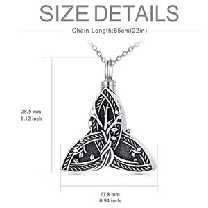 Кельтские урны с узелком, ожерелье из нержавеющей стали, удачи, Ирландский Узел, кулон, ювелирные изделия для женщин и мужчин, кремация, зола, медальон для сувенира - Product Image 2