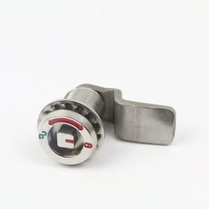Serrure à came de compression tubulaire carrée en acier inoxydable, norme ferroviaire Emka - Product Image 1