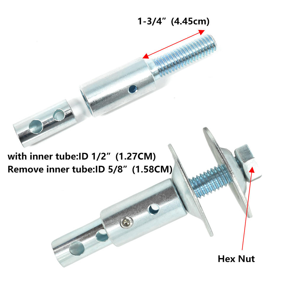 Spindle Spindle Extensions 1/2" and 5/8" / Motor Spindle Threaded