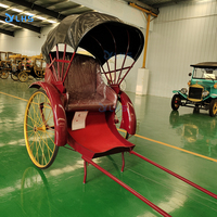 Chariot à 2 roues Rickshaw Pony Carriage Véhicule agricole exclusif Custom Marathon Carriage à vendre