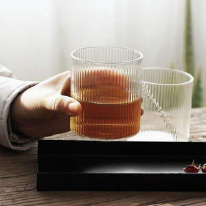 300ml tasse à café Transparent rayé <span class=keywords><strong>verre</strong></span> tasse eau vin <span class=keywords><strong>whisky</strong></span> <span class=keywords><strong>verre</strong></span> <span class=keywords><strong>Lot</strong></span> maison Ins boire jus tasses <span class=keywords><strong>verre</strong></span> verres - Product Image 3
