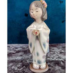 Figura de Geisha en Panel de Vidrio Teñido Dionigi Lladro - Product Image 5