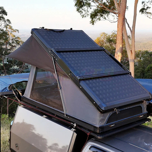 Waterproof Polyester Shoe Bag All Season Roof Top Tent Aluminum Hard Shell 4-Season Rooftop Tent 4 Person Camping Cars Roof Tent - Product Image 3