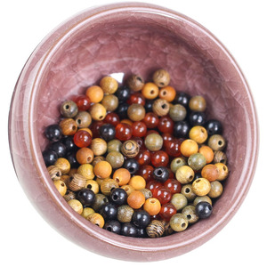 Perles en bois de santal rondes de 4mm, pour la fabrication de bijoux, matériaux d'accessoires artisanaux DIY - Product Image 4