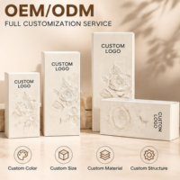 Boîte de parfum en papier recyclé avec logo personnalisé, finition mate, pour flacons de parfum en verre vides, sérum pour la peau, crème pour le visage