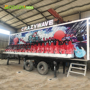 Thrilling Equipment Amusement <b>18</b> Seats Miami Ride Carnival <b>Game</b> Outdoor Crazy Wave Portable Trailer Miami Rides For Sale - Product Image 5