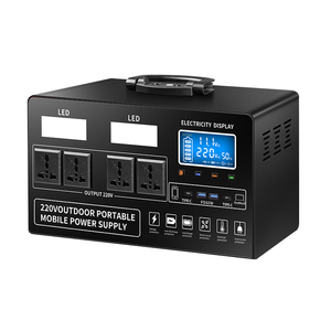 Banco de Energía Solar de Onda Sinusoidal Pura de 500W/1000W con Controlador MPPT, Arrancador de Emergencia y Linterna para Camping y Uso en Automóviles - Product Image 2