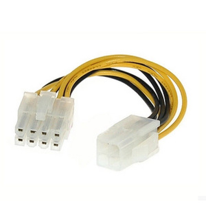 สายต่อขยาย CPU พาวเวอร์ 4 พิน เป็น 8 พิน สำหรับการเชื่อมต่อเมนบอร์ดคอมพิวเตอร์ วัสดุ PVC ใช้งานสะดวก - Product Image 5