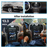 Lecteur DVD vidéo radio pour écran de voiture Android 10 avec navigation GPS pour Chrysler 300C 2013-2019