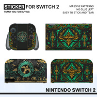 Autocollants de protection antidérapants pour console de jeu N Switch 2, autocollants pour console Switch2, anti-poussière et résistants à l'usure