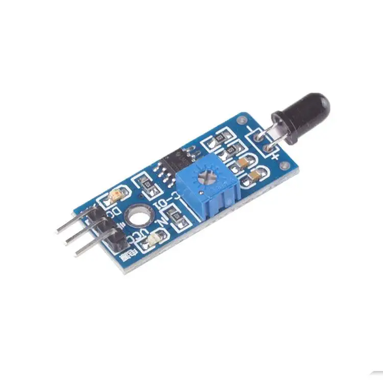 Grosir modul Sensor deteksi api IR 4 Pin detektor api modul penerima inframerah untuk Kit Diy