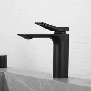 ברז כיור אמבטיה מנחושת בצבע אפור כהה, ידית אחת, בעל ליבה קרמית איכותית ועמידה בפני התזות, דגם יוקרתי חדש לשנת 2024 - Product Image 3