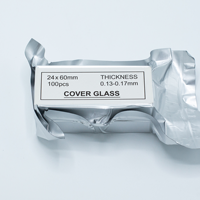 24X60mm Glass Microscope Cover Slides OEM Customizable Durable Yaohua Brand Lab Supplies