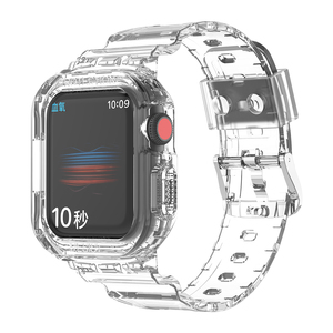 Eraysun สายนาฬิกา TPU แนวสปอร์ตสำหรับ iWatch รุ่น<span class=keywords><strong>7</strong></span> 41มม. 45มม. กันน้ำทนทานสำหรับ iWatch <span class=keywords><strong>7</strong></span> - Product Image 5