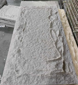 Panneaux de revêtement en pierre de polyuréthane PU de style moderne 2024, vente en gros, imitation pierre de grès, légers, isolants - Product Image 4