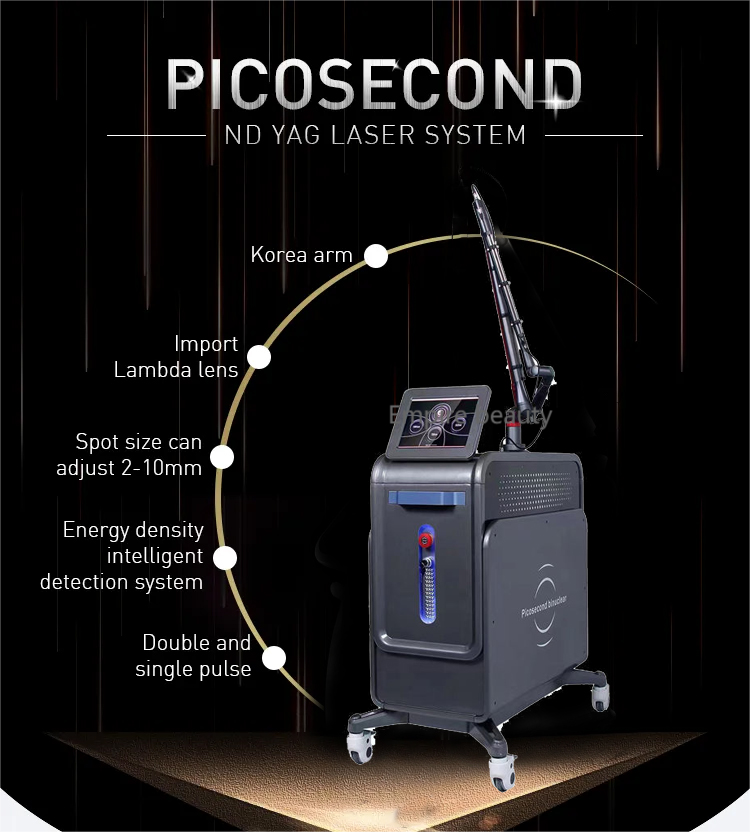 2023 Professional High Tech 532nm 755nm 1064nm Facial Rejuvenation Permanent Tattoo Removal Nd Yag Laser Machine
