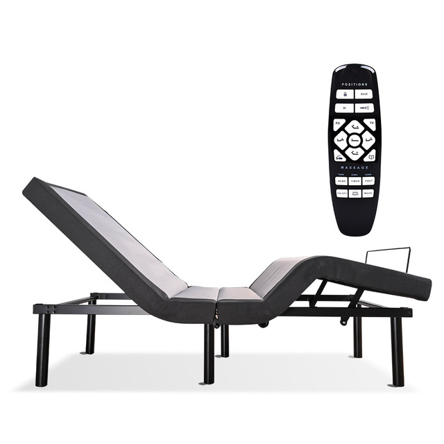 Massage Adjustable Bed Frame Modern Smart Electric Beds Base Folding Queen Home Cama USB Charging Wireless Remote Control