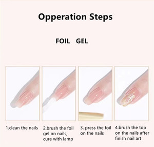 Venta caliente UV LED Nail Art Polish Glue Proveedor popular de manicura Adhesivo fuerte Pintura de <span class=keywords><strong>uñas</strong></span> Gel de estampado de lámina de transferencia libre - Product Image 6