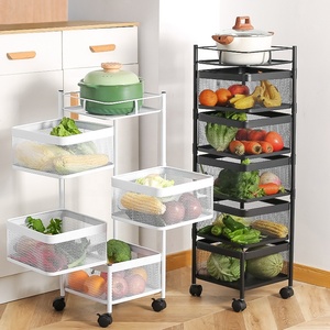 Vente en gros <span class=keywords><strong>pas</strong></span> <span class=keywords><strong>cher</strong></span> <span class=keywords><strong>chariot</strong></span> peu encombrant salle à manger carré 5 couches usine petite étagère <span class=keywords><strong>de</strong></span> <span class=keywords><strong>cuisine</strong></span> étagères <span class=keywords><strong>de</strong></span> <span class=keywords><strong>cuisine</strong></span> en fer étagères <span class=keywords><strong>de</strong></span> rangement - Product Image 2