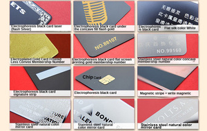 Khắc Laser Trống AMEX Tín Dụng Đầy Màu Sắc Ghi Nợ Với Khe Cắm Chip 4442 / 4428 Và Từ Sọc Sao Kỷ Niệm Thẻ Kim Loại - Product Image 5