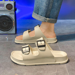 รองเท้าแตะสำหรับผู้ชาย พื้นหนา กันลื่น บุนวมกันเสียง พื้นนุ่ม รองเท้าแตะสำหรับผู้ชาย พื้นนุ่มใส่ในบ้าน - Product Image 4