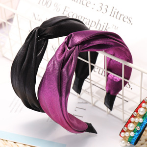 Diadema Elástica Colorida de Nuevo Diseño <span class=keywords><strong>2023</strong></span>, Diadema Trenzada con Nudo para Mujer - Product Image 5