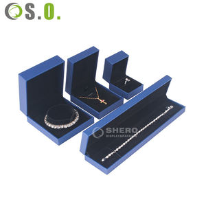 Caja de Joyería de Papel Imitación Cuero Personalizada al por Mayor, Caja de Lujo para Aretes, Pulseras, Colgantes y Anillos, Caja de Empaque para Joyería con Logotipo - Product Image 6