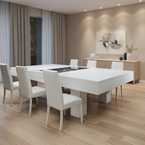Fabbrica Specializzata nella Produzione di Tavoli da Biliardo Convertibili in Legno Massello con Base in Ardesia Personalizzabili in Diverse Dimensioni - Product Image 2