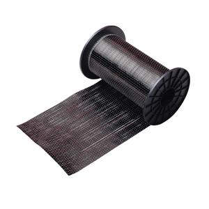 12K 200GSM Refuerzo unidireccional Tela de fibra de <span class=keywords><strong>carbono</strong></span> Construcción de carreteras Material usado - Product Image 1