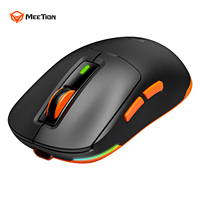 Souris de jeu Meetion Air GW24 8000 DPI ultra légère 62g, souris de jeu sans fil rechargeable à 3 modes