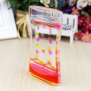 Minuteur créatif en forme d'horloge sablée, rectangulaire, bicolore, décoration de bureau, cadeau pour usage intérieur - Product Image 5