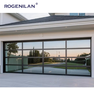 Portes de <span class=keywords><strong>garage</strong></span> sectionnelles automatiques en acier et verre isolées, fabriquées sur mesure par l'usine Rogenilan, conformes à la norme australienne AS2047 - Product Image 4