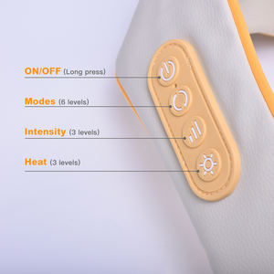 8D Nacken-und Schulter-Rücken <span class=keywords><strong>massage</strong></span> gerät Shaiatsu Beruhigende Hitze Tiefes Gewebe Muskels ch merzen Linderung Bauch <span class=keywords><strong>massage</strong></span> Schal <span class=keywords><strong>Massage</strong></span> gerät - Product Image 4