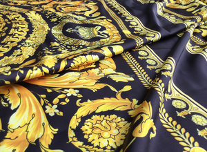 Nuevo diseño de tela de seda satinada con estampado Digital de cera africana para tela - Product Image 5