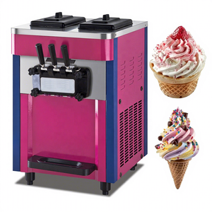 YOSLON 21-26l/h <span class=keywords><strong>Meilleure</strong></span> <span class=keywords><strong>qualité</strong></span> <span class=keywords><strong>Prix</strong></span> fabrication Glaciers Pâtisseries Machine à crème glacée molle - Product Image 1
