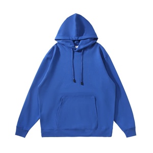 Sweat-shirt à capuche pour homme 100% coton 380GSM, couleur unie, coupe ample, style décontracté et sportif, manches longues raglan - Product Image 5