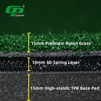 Tapis de golf de haute qualité pour practice, tapis de frappe pour entraînement de golf, tapis d'enseignement 3D pour practice
