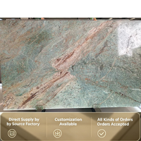 YDSTONE – Nouvelle dalle de granit poli de luxe moderne, vert Tanzanite, turquoise, grande taille, pour comptoirs et murs extérieurs et salles de bain