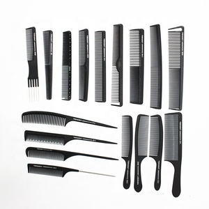 <span class=keywords><strong>Kit</strong></span> de peigne en carbone pour coiffeur professionnel, coupe de cheveux fine, <span class=keywords><strong>coiffure</strong></span> et stylisme - Product Image 1