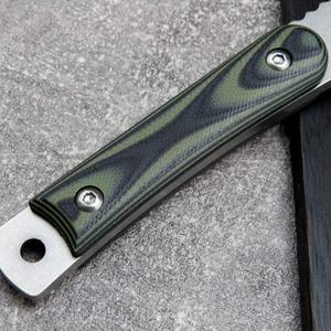 Couteau à lame fixe en acier inoxydable D2 fait main, qualité supérieure, couteau de camping personnalisé OEM avec étui en cuir, prix de gros - Product Image 6