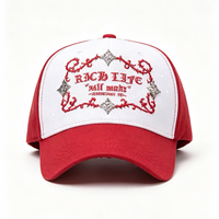 Cappellino da Baseball in Tela a 5 Pannelli con Visiera Larga, Chiusura con Fibbia Singola, Unisex, Regolabile, Personalizzabile, per Sport